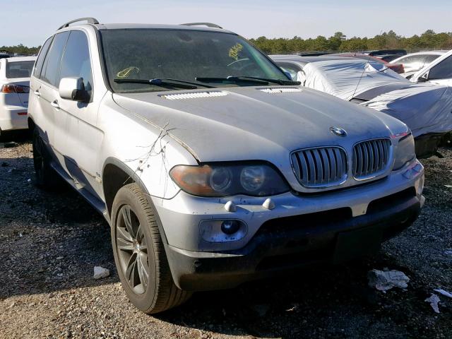 5UXFB53585LV19262 - 2005 BMW X5 4.4I GRAY photo 1