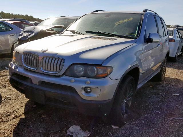 5UXFB53585LV19262 - 2005 BMW X5 4.4I GRAY photo 2