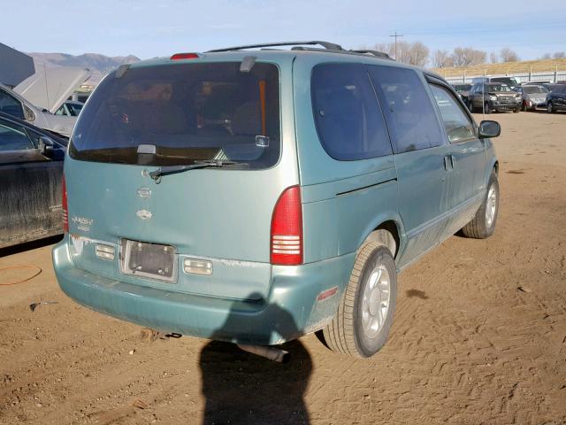 4N2DN11W1TD846725 - 1996 NISSAN QUEST XE GREEN photo 4