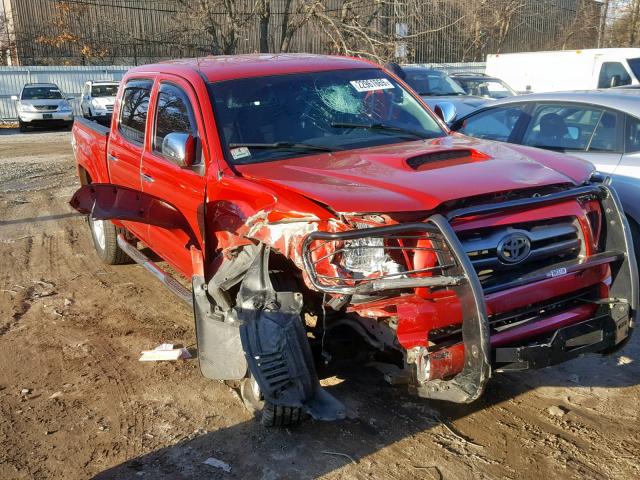 5TELU4EN8AZ736814 - 2010 TOYOTA TACOMA DOU RED photo 1