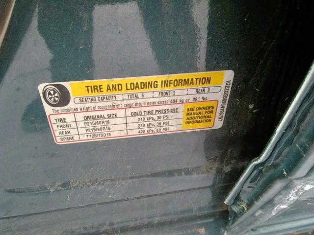 1G2ZG558964196797 - 2006 PONTIAC G6 SE1 Blau Foto 10