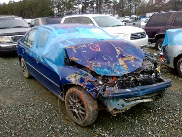 2HGES16335H505588 - 2005 HONDA CIVIC DX V BLUE photo 1