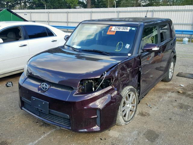JTLZE4FE9CJ003033 - 2012 TOYOTA SCION XB PURPLE photo 2