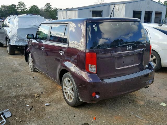 JTLZE4FE9CJ003033 - 2012 TOYOTA SCION XB PURPLE photo 3