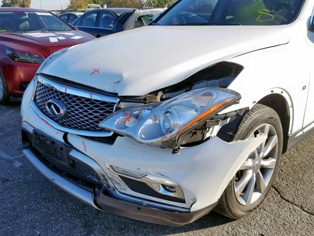 JN1BJ0RP2HM383758 - 2017 INFINITI QX50 WHITE photo 9