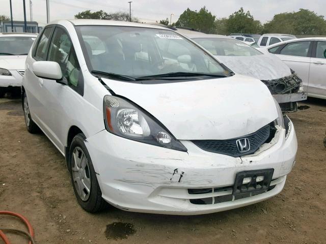 JHMGE8H34CC039186 - 2012 HONDA FIT WHITE photo 1