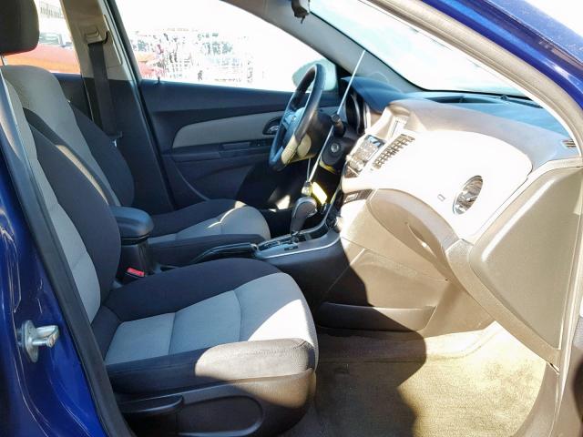 1G1PC5SH7C7387883 - 2012 CHEVROLET CRUZE LS BLUE photo 5