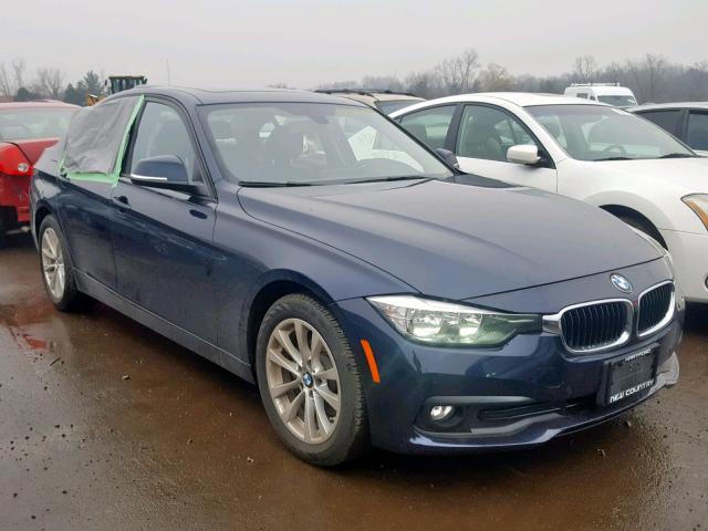 WBA8E5G39HNU43101 - 2017 BMW 320 XI BLUE photo 1