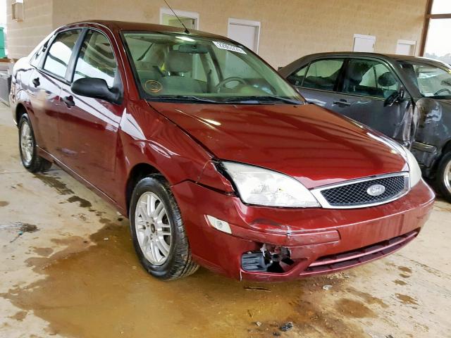 1FAFP34N26W114607 - 2006 FORD FOCUS ZX4 RED photo 1