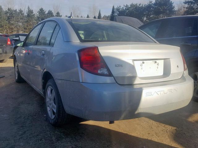 1G8AJ55F56Z207932 - 2006 SATURN ION LEVEL SILVER photo 3