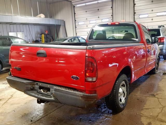 2FTRF17244CA89959 - 2004 FORD F-150 HERI RED photo 4