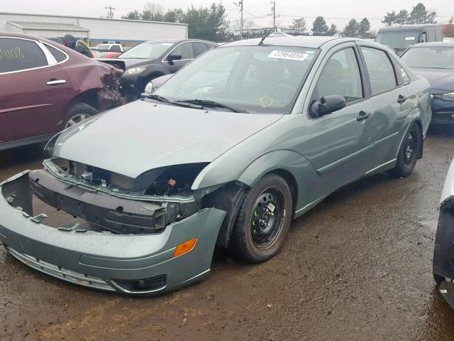 1FAHP34N16W166142 - 2006 FORD FOCUS ZX4 BLUE photo 2