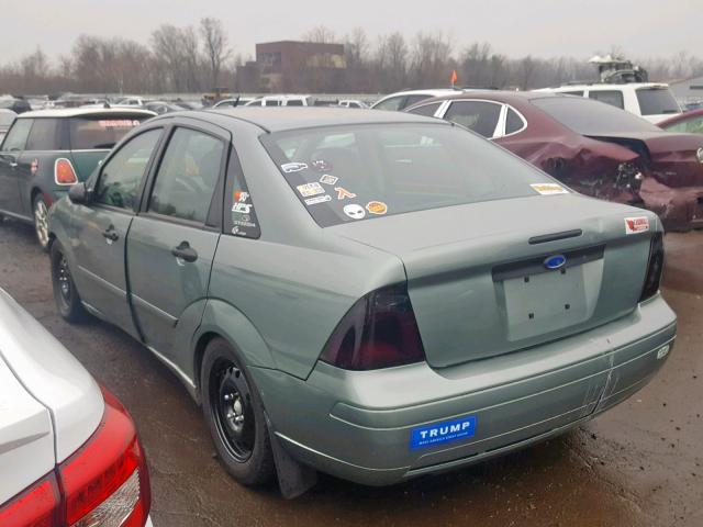 1FAHP34N16W166142 - 2006 FORD FOCUS ZX4 BLUE photo 3