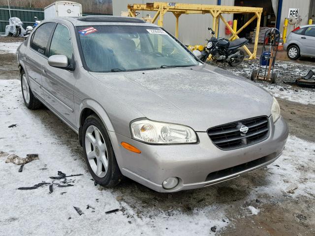 JN1CA31D11T831801 - 2001 NISSAN MAXIMA GXE GRAY photo 1