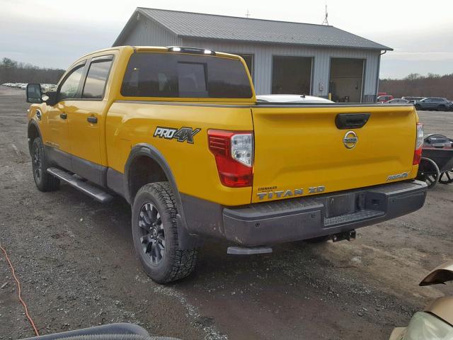 1N6BA1F47HN510573 - 2017 NISSAN TITAN XD S YELLOW photo 3