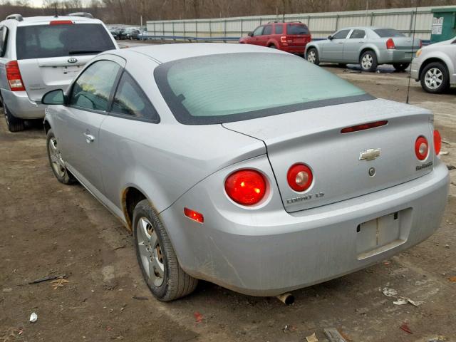 1G1AK15F477371755 - 2007 CHEVROLET COBALT LS ვერცხლისფერი ფოტო 3