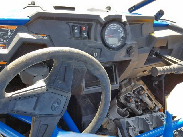 4XAVBE872HB674415 - 2017 POLARIS RZR S 900 BLUE photo 8