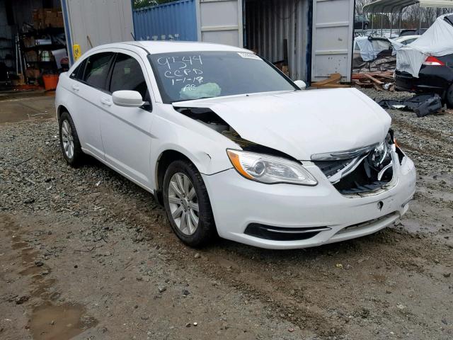 1C3CCBBB0CN129544 - 2012 CHRYSLER 200 TOURIN WHITE photo 1