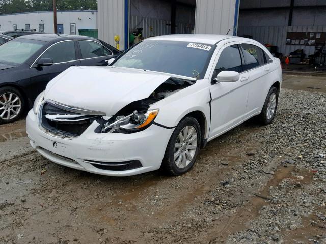 1C3CCBBB0CN129544 - 2012 CHRYSLER 200 TOURIN WHITE photo 2