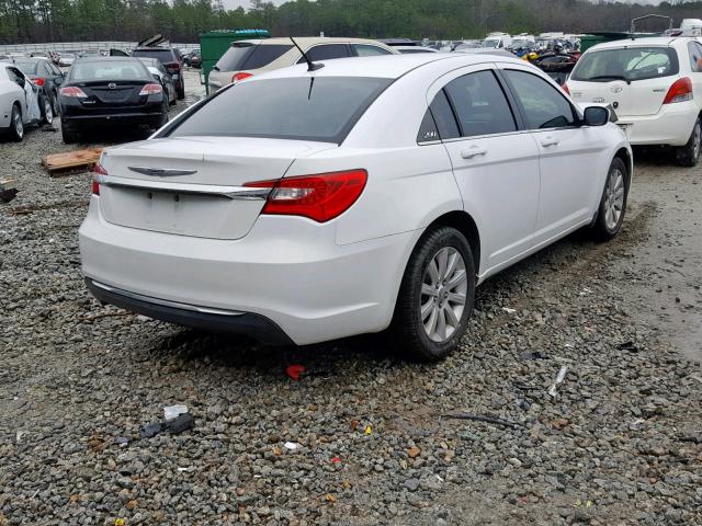 1C3CCBBB0CN129544 - 2012 CHRYSLER 200 TOURIN WHITE photo 4