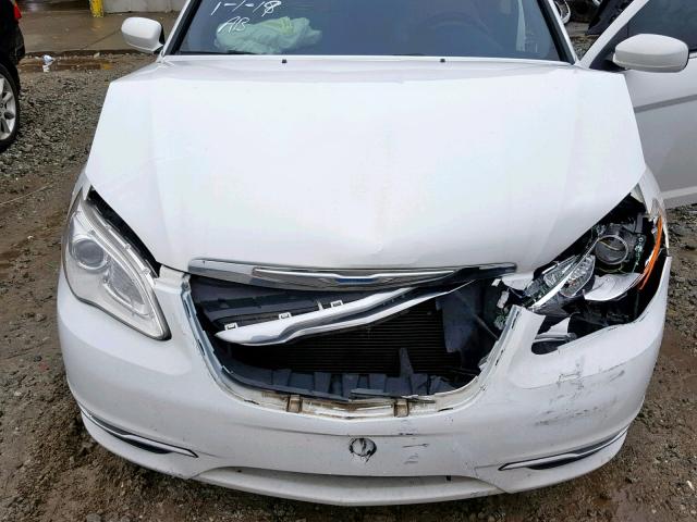 1C3CCBBB0CN129544 - 2012 CHRYSLER 200 TOURIN WHITE photo 7