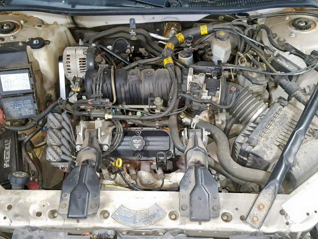 2G1WH52K349173997 - 2004 CHEVROLET IMPALA LS CREAM photo 7