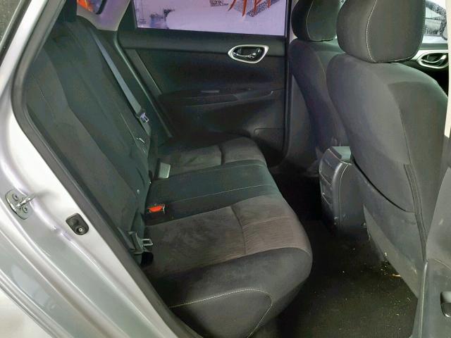 3N1AB7APXFY346254 - 2015 NISSAN SENTRA S 银色 照片 6