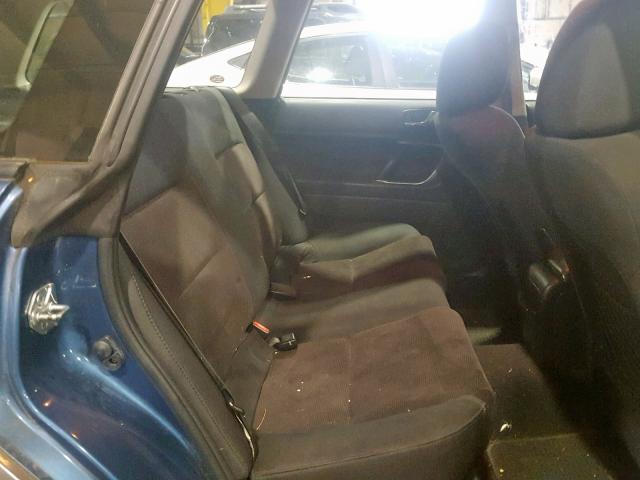 4S4BP60C487367354 - 2008 SUBARU OUTBACK BLUE photo 6