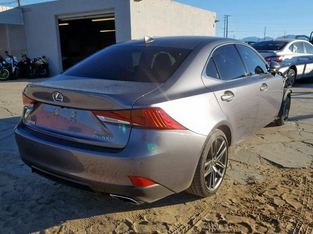 JTHBA1D20J5071774 - 2018 LEXUS IS 300 CHARCOAL photo 4