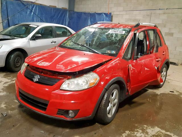 JS2YB417696201420 - 2009 SUZUKI SX4 TOURIN RED photo 2