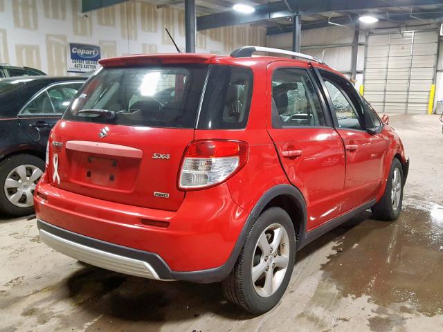 JS2YB417696201420 - 2009 SUZUKI SX4 TOURIN RED photo 4