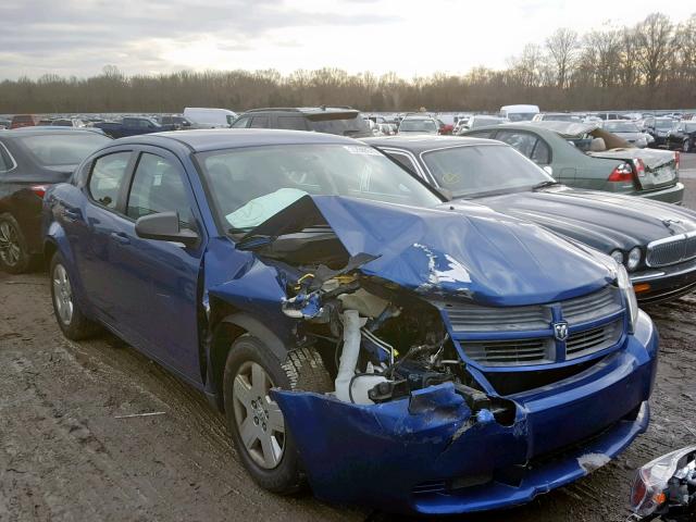 1B3CC4FB5AN134335 - 2010 DODGE AVENGER SX BLUE photo 1