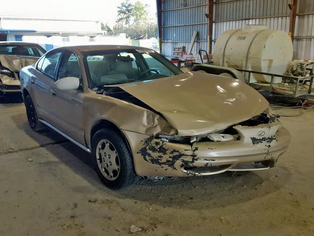 1G3NL52T91C244019 - 2001 OLDSMOBILE ALERO GL GOLD photo 1