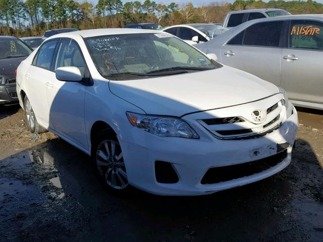 JTDBU4EE0B9156322 - 2011 TOYOTA COROLLA BA WHITE photo 1