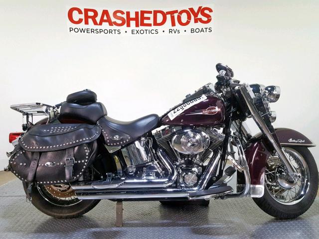 1HD1BWB116Y078299 - 2006 HARLEY-DAVIDSON FLSTCI MAROON photo 1