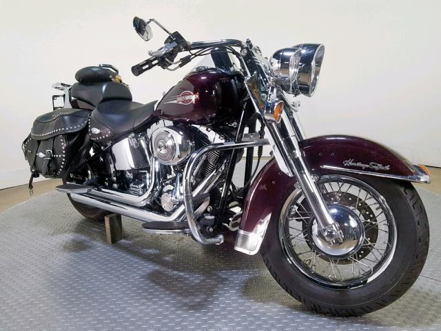 1HD1BWB116Y078299 - 2006 HARLEY-DAVIDSON FLSTCI MAROON photo 2