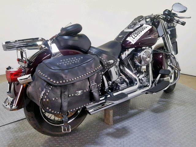 1HD1BWB116Y078299 - 2006 HARLEY-DAVIDSON FLSTCI MAROON photo 8