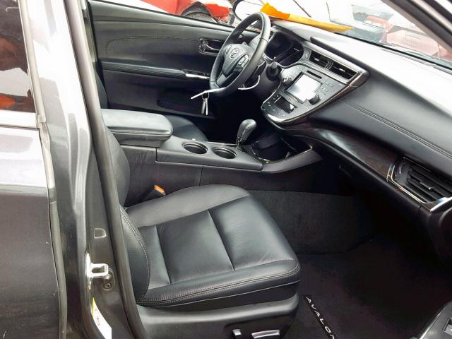 4T1BK1EB0JU284528 - 2018 TOYOTA AVALON XLE 灰色 照片 5
