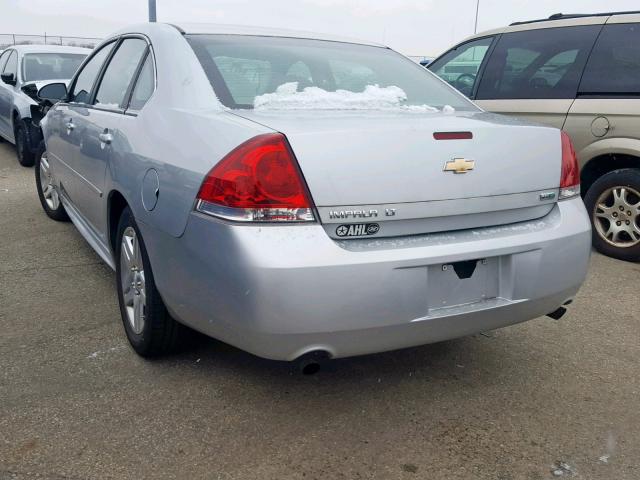 2G1WG5E33C1168321 - 2012 CHEVROLET IMPALA LT SILVER photo 3