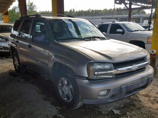 1GNDS13S922138178 - 2002 CHEVROLET TRAILBLAZE SILVER photo 1