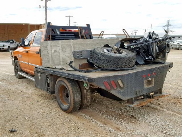 3C7WRTCL7FG605096 - 2015 RAM 3500 ORANGE photo 3