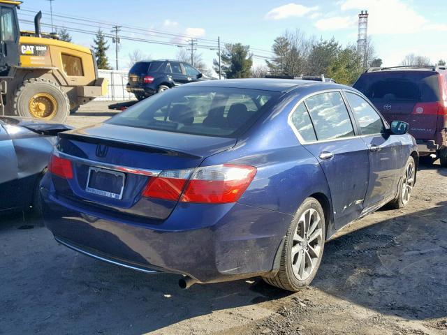 1HGCR2F59FA242310 - 2015 HONDA ACCORD SPO BLUE photo 4