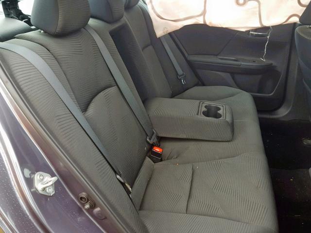 1HGCR2F37HA023556 - 2017 HONDA ACCORD LX GRAY photo 6