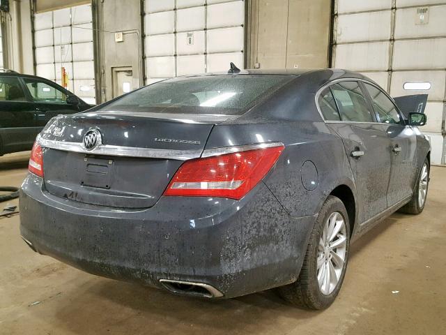 1G4GB5G39EF100104 - 2014 BUICK LACROSSE GRAY photo 4