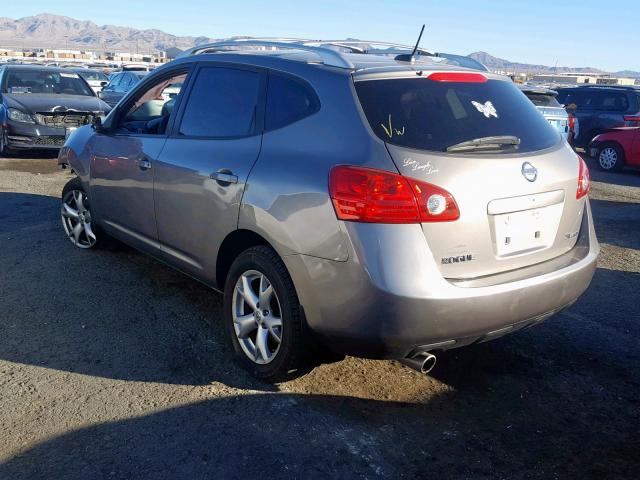 JN8AS58V28W400733 - 2008 NISSAN ROGUE S SILVER photo 3