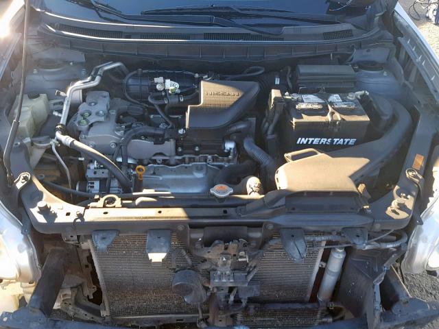 JN8AS58V28W400733 - 2008 NISSAN ROGUE S SILVER photo 7