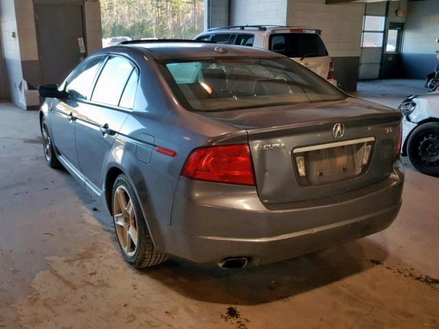 19UUA66256A061522 - 2006 ACURA 3.2TL GRAY photo 3