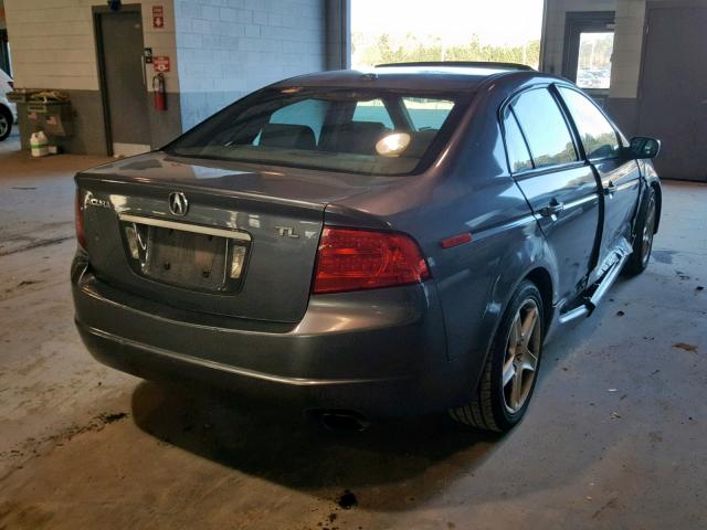 19UUA66256A061522 - 2006 ACURA 3.2TL GRAY photo 4