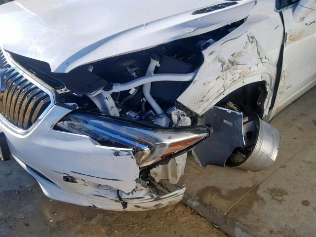 LRBFXBSA5HD217294 - 2017 BUICK ENVISION E WHITE photo 9