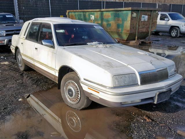 1C3XV66LXND728885 - 1992 CHRYSLER NEW YORKER WHITE photo 1